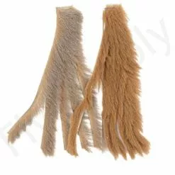 Bindmateriaal Fly Scene 2 Mm Kangeroe Zonkerstrips Natural Brown