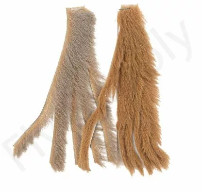 Bindmateriaal Fly Scene 2 Mm Kangeroe Zonkerstrips Natural Brown