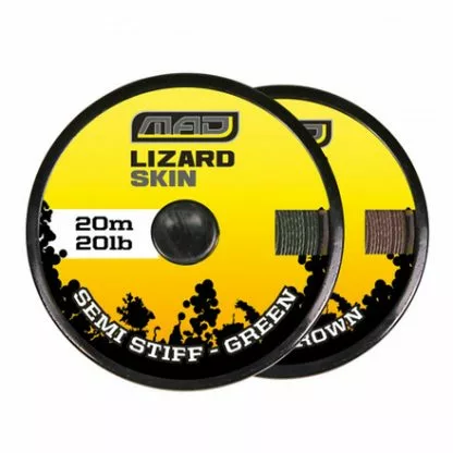 MAD Lizard Skin Semi Stiff – Beschikbaar In Green & Brown – 20 M – 20 Lb