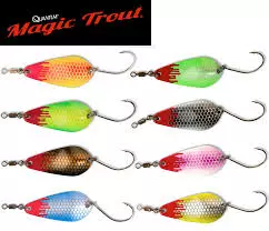 Quantum Magic Trout Bloody Loony Spoon #1 – 2 G – Forellepel Voor Spinvissen – Verschillende Kleuren