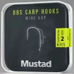 Mustad BBS Carp Hooks – Wide Gap – Verschillende Maten