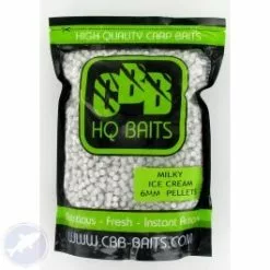 CBB HQ Baits – Pellets – Smaak : Milky Ice Cream – Maten : 3 Mm, 6 Mm, 10 Mm