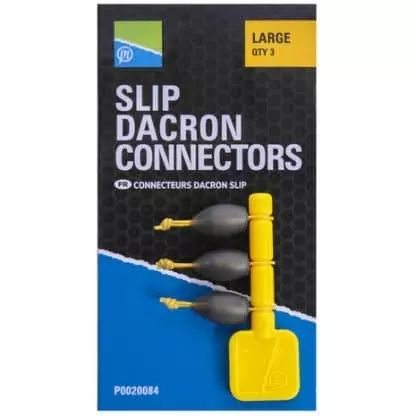Preston – Slip Dacron Connectors – Large & Medium