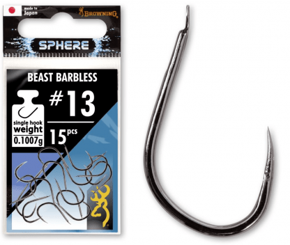 Browning Sphere Beast Barbless Met Bled β Verschillende Maten