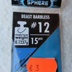 Browning Sphere Beast Barbless Met Oog – Verschillende Maten