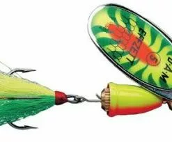 Dam Effzett Dressed Spinner – Fire Shark – Verschillende Maten