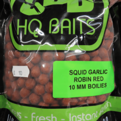 CBB HQ Baits – Boilies – Smaak : Squid Garlic Robin Red – Maten : 10 Mm, 14 Mm, 20 Mm