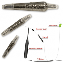 Magic Trout T-Sinker Tungsten – 3.0 G