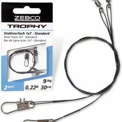 Zebco Trophy Stalen Onderlijn 1×7 – 6kg & 9kg